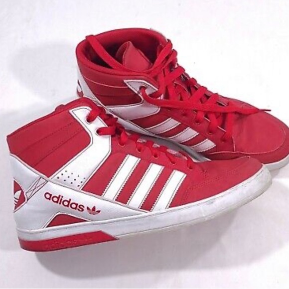adidas Other - Adidas Red Hardcourt Block Men Sneakers Sz 13